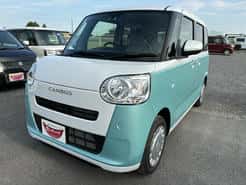 ダイハツ ムーヴキャンバス 三郷インター店  緑 CVT 排気量660cc 2WD