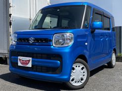 スズキ スペーシア 春日部バイパス店 未使用車 青 CVT 排気量658cc 2WD